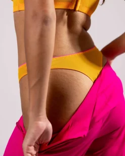 Mesh Thong Apricot/Neon Pink<UNDERSTATEMENT Online