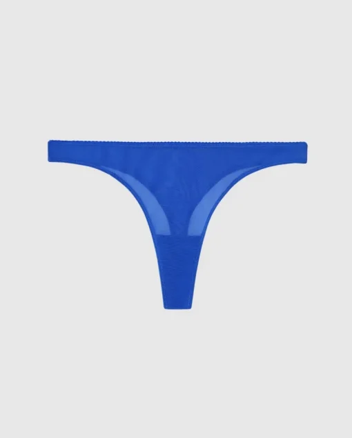 Mesh Thong Electric Blue<UNDERSTATEMENT Best