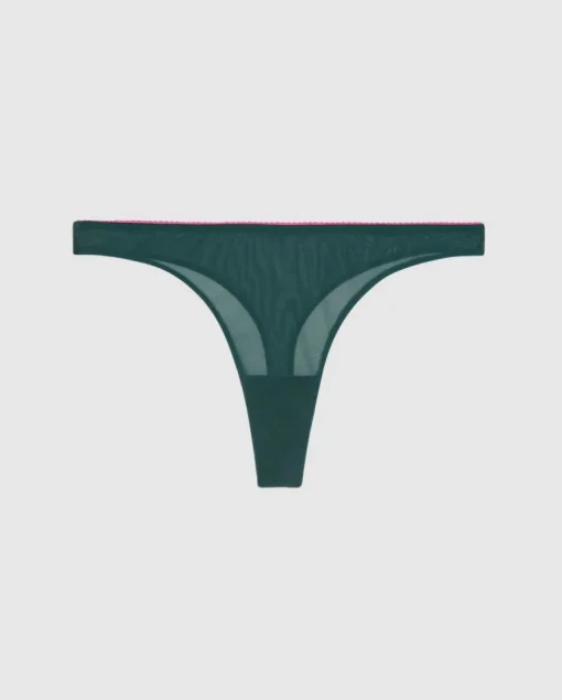 Mesh Thong Pine/Candy Pink<UNDERSTATEMENT Hot