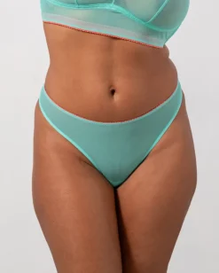 Mesh Thong Turquoise/Coral<UNDERSTATEMENT Online
