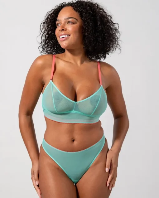 Mesh Thong Turquoise/Coral<UNDERSTATEMENT Online
