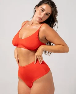 Micro Highwaist Briefs 3-Pack Fiery Red<UNDERSTATEMENT Cheap