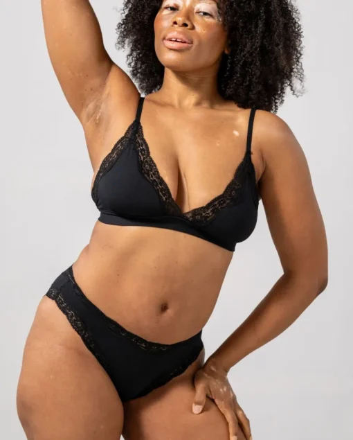 Micro Lace Cheeky 3-Pack Black & Candy Pink<UNDERSTATEMENT Discount