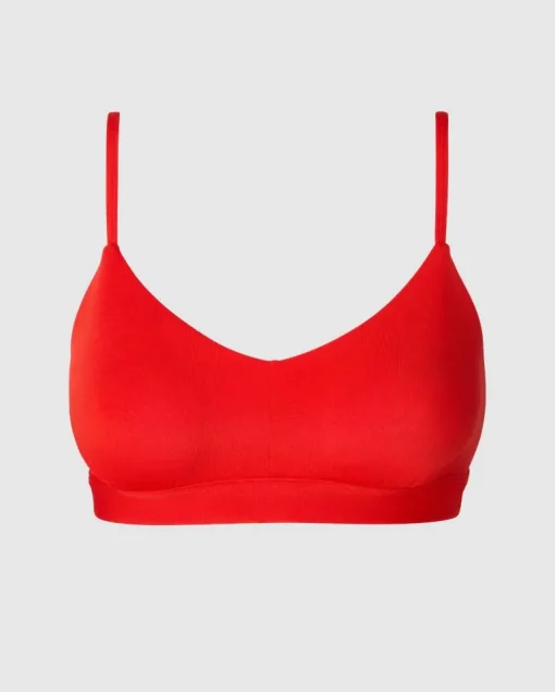 Micro Scoop Kaarituettomat Braletteliivit Punainen<UNDERSTATEMENT Hot