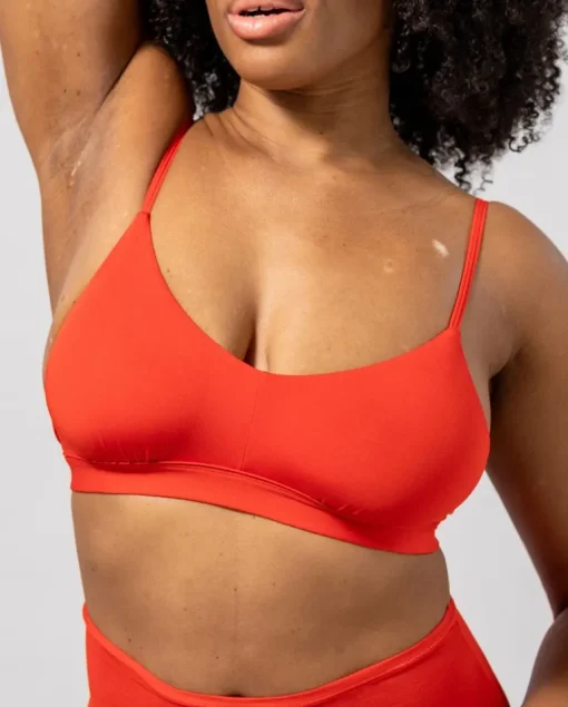 Micro Scoop Kaarituettomat Braletteliivit Punainen<UNDERSTATEMENT Hot