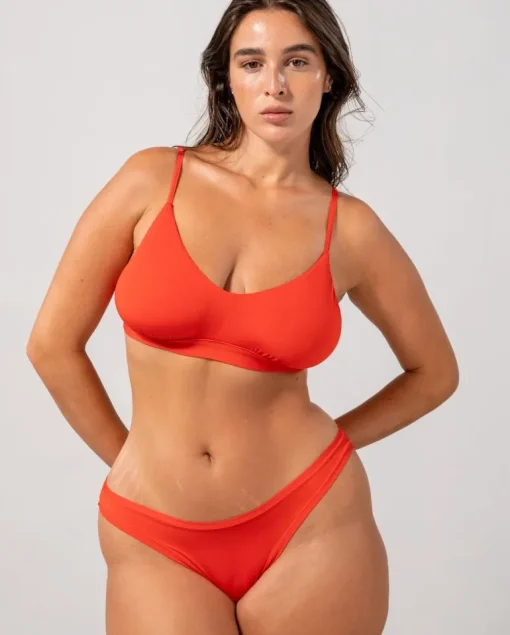 Micro Scoop Kaarituettomat Braletteliivit Punainen<UNDERSTATEMENT Hot