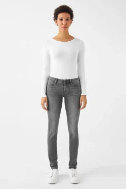 Mid Sun Slim Basic Medium Grey<Dawn Denim Cheap
