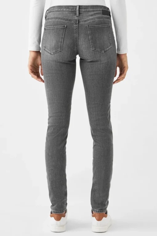 Mid Sun Slim Basic Medium Grey<Dawn Denim Cheap