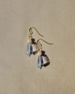 Misty Earrings Blue/Gold<NAKU Jewellery Outlet