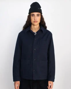 Moleskin Unisex Overjacket Blue<Rotholz Hot