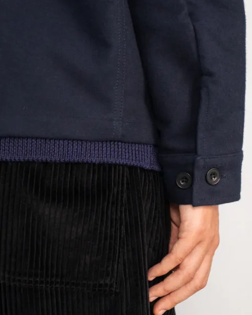 Moleskin Unisex Overjacket Blue<Rotholz Hot
