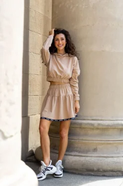Mona Skirt Beige<ANGELL New