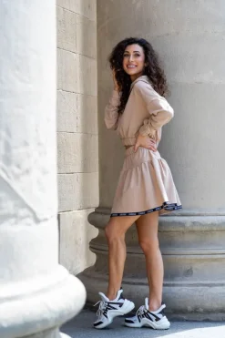 Mona Skirt Beige<ANGELL New