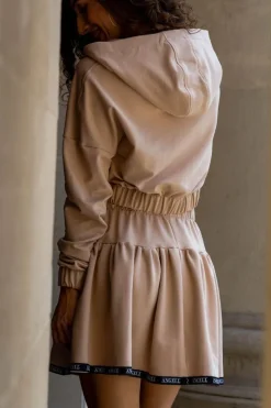 Mona Skirt Beige<ANGELL New