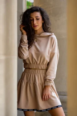 Mona Skirt Beige<ANGELL New