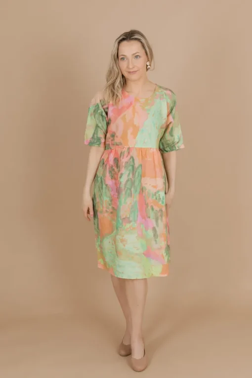 Moon Mekko Berry Sweet Pastel Vihreä/Vaaleanpunainen<MORICO Sale