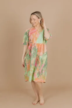 Moon Mekko Berry Sweet Pastel Vihreä/Vaaleanpunainen<MORICO Sale