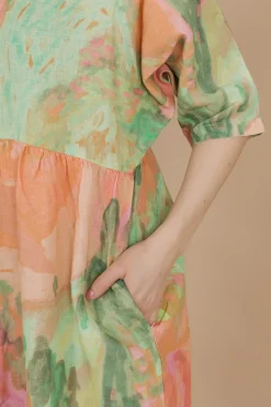 Moon Mekko Berry Sweet Pastel Vihreä/Vaaleanpunainen<MORICO Sale