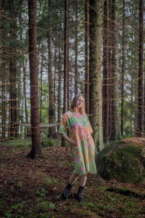 Moon Mekko Berry Sweet Pastel Vihreä/Vaaleanpunainen<MORICO Sale