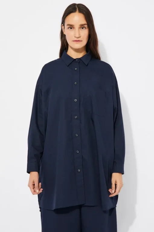 Morto Shirt Navy Blue<Rita Row Store