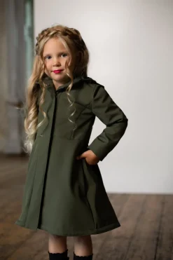 Moss Green Lasten Sadetakki Vihreä<RainSisters Best
