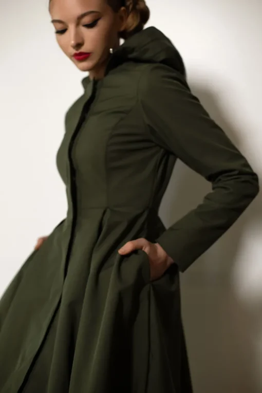 Moss Green Sadetakki Vihreä<RainSisters Discount