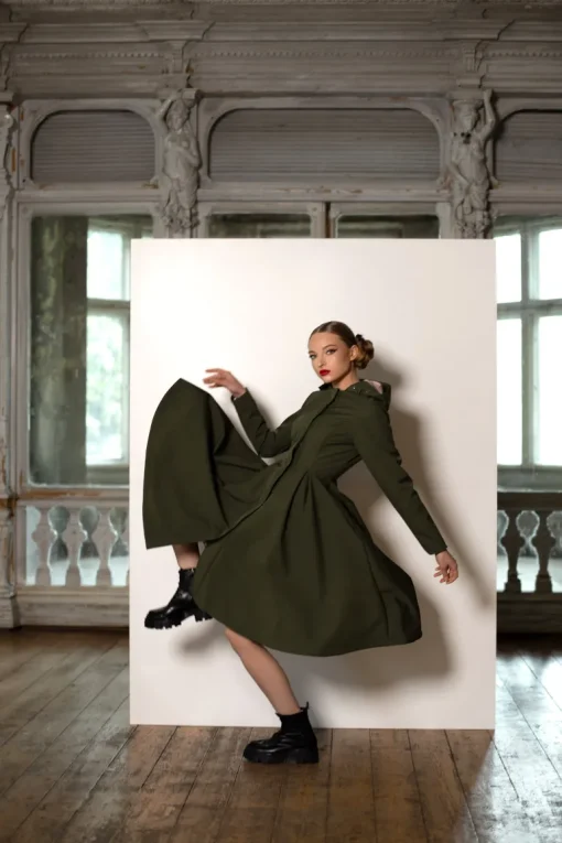Moss Green Sadetakki Vihreä<RainSisters Discount