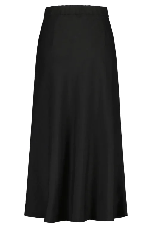 Myrskyluodon Maija Hemp Skirt Black<niinmun Fashion