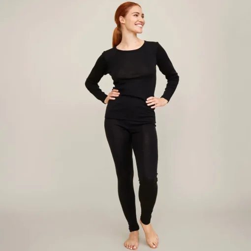 Naisten Merinosilkki pitkät alushousut<Tam Silk Cheap