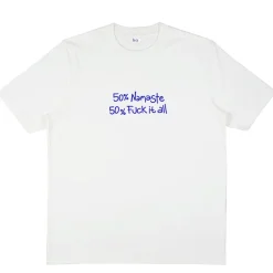 Namaste T-Shirt White<RAIZ Cheap