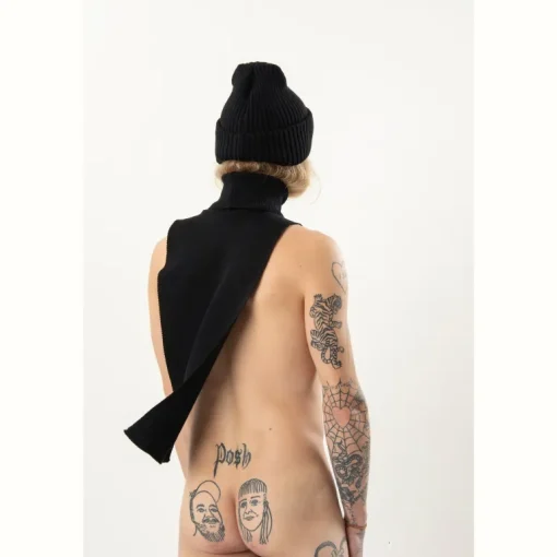 Napper Kauluri Musta<Pispala Clothing Cheap