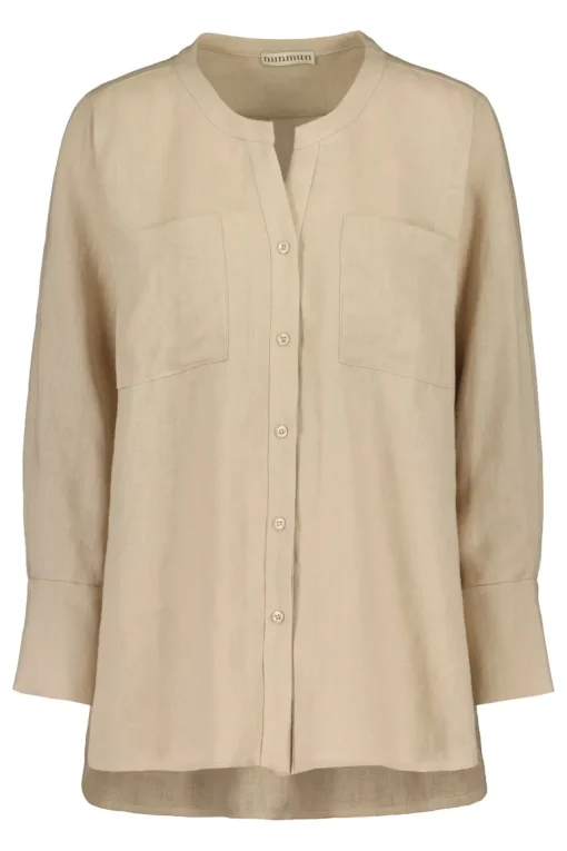 Nauvo Linen Shirt Beige<niinmun Shop