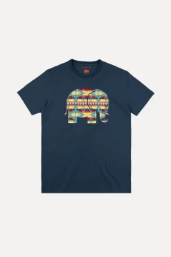 Navajo Orgaaninen Klassinen T-Paita Sininen<Trendsplant Discount