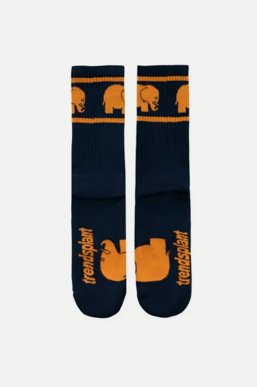 Navy Bambu Urheilusukat<Trendsplant Clearance
