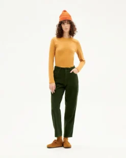 Nele Corduroy Pants Green<Thinking MU Best