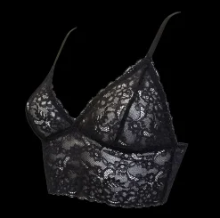 New Moon Pitkä Bralettetoppi Musta<Anekdot Clearance