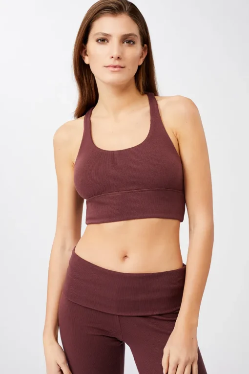New Ripped Studio Bra Ruby<MANDALA Shop