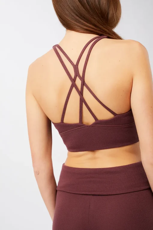 New Ripped Studio Bra Ruby<MANDALA Shop