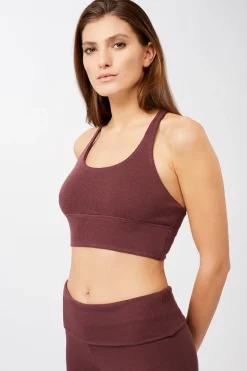 New Ripped Studio Bra Ruby<MANDALA Shop