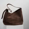 No. 303 Maxi Hobo Bag Croco Brown<NOVINSKA Outlet