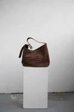 No. 303 Maxi Hobo Bag Croco Brown<NOVINSKA Outlet