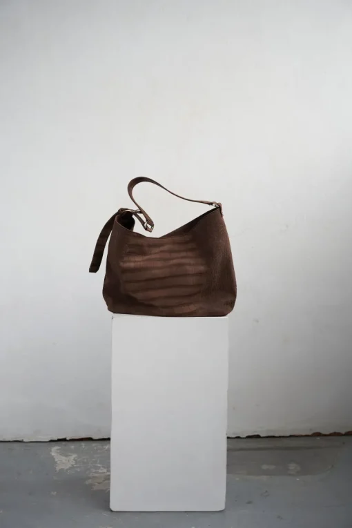 No. 303 Maxi Hobo Bag Croco Brown<NOVINSKA Outlet