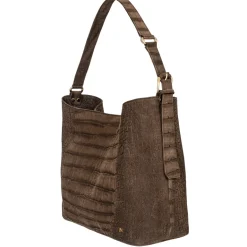 No. 303 Maxi Hobo Bag Croco Brown<NOVINSKA Outlet