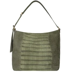 No. 303 Maxi Hobo Bag Croco Green<NOVINSKA Best