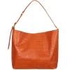 No. 303 Maxi Hobo Bag Croco Orange<NOVINSKA Best