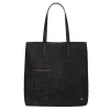No. 266 Shopper Bag Croco Black<NOVINSKA Outlet