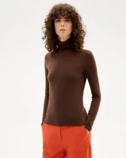 Noe Top Dark Brown<Thinking MU Clearance