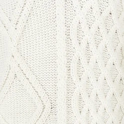 Nonna Cable-Knit Merino Sweater White<Salanida Clearance