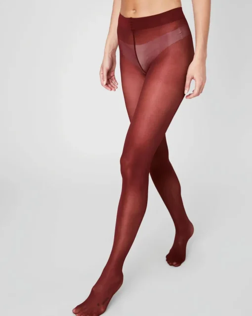 Nora Perfect Everyday Tights Red Wine<Swedish Stockings Clearance