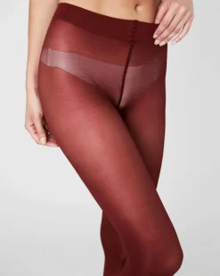 Nora Perfect Everyday Tights Red Wine<Swedish Stockings Clearance